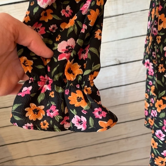 Divided Long Sleve Prairie Mini Dress - Picture 6 of 7